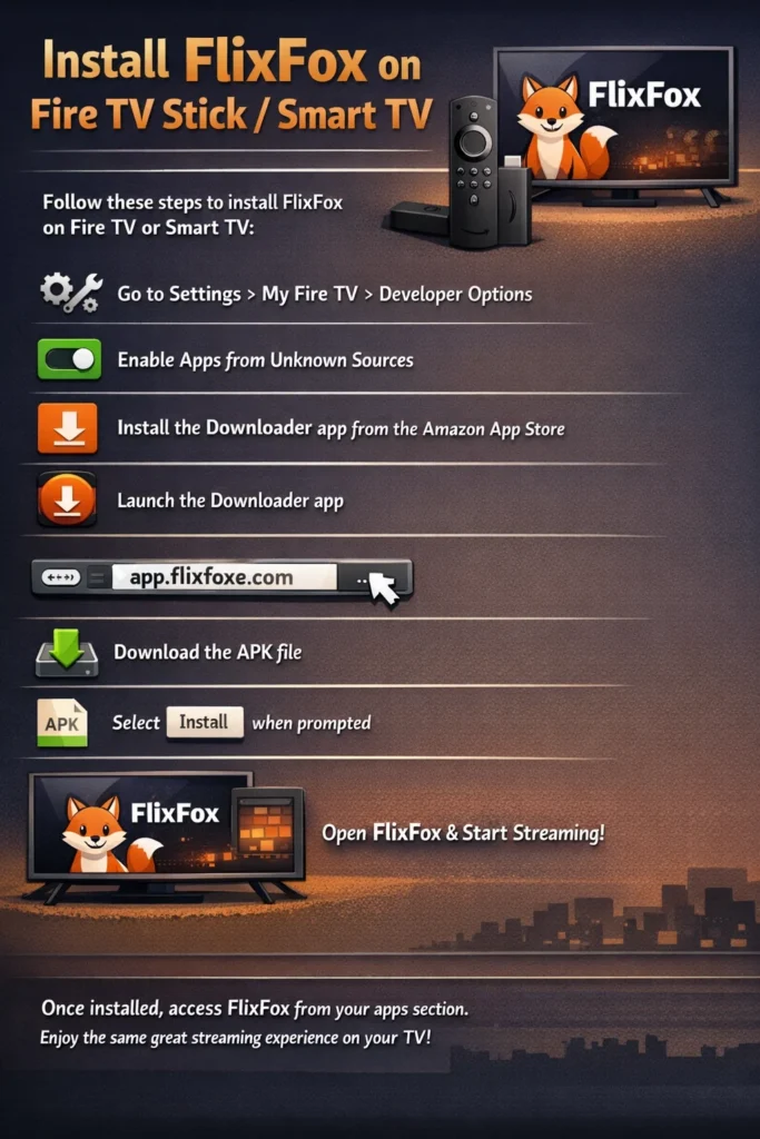 Install FlixFox on Fire TV Stick Install FlixFox on Fire TV Stick